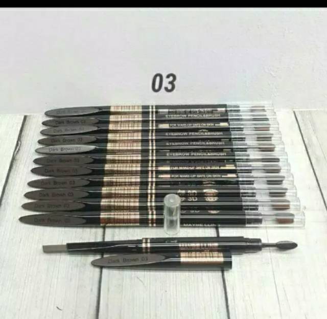 EYEBROW PENCIL &amp; BRUSH MAYBELLINE 3D