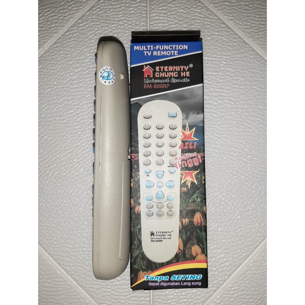 Remot Remote MULTI TV TABUNG KHUSUS CINA CH 808 pengganti remote TV china