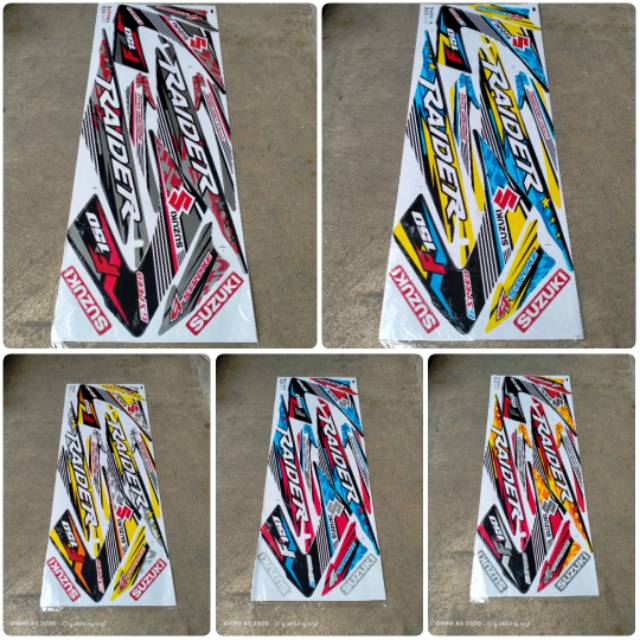 (COD) STRIPING SATRIA FU FACELIFT 150 VARIASI RAIDER