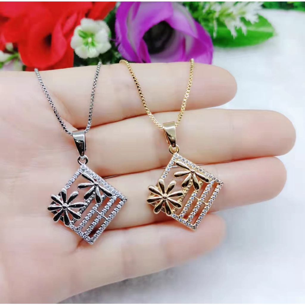 Kalung xuping permata lapis emas perhiasan fashion K51-52