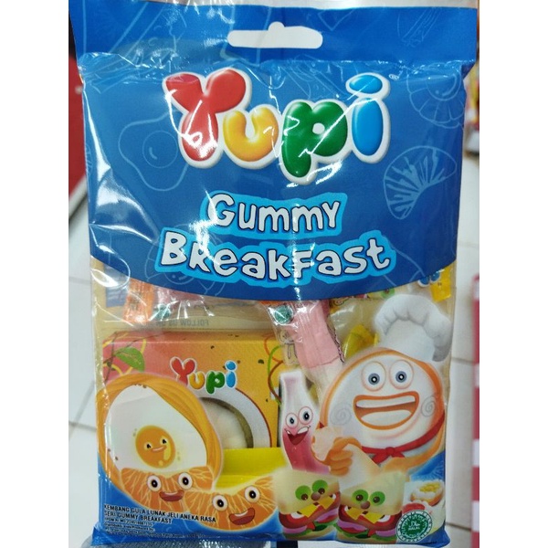 

Yupi gummi breakfast 95 gr / permen yupi