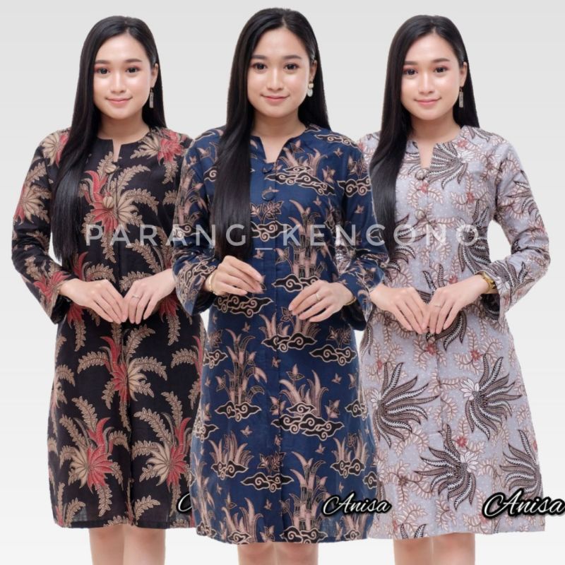 RAMABATIK - (COD) Tunik Batik Wanita Terbaru Seragam