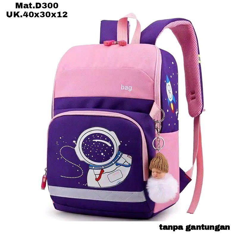 Tas Anak Sekolah Simple SD dan TK Laki Laki Garsel FKT 5929 Backpack Cowok Ransel Punggung Gendong89