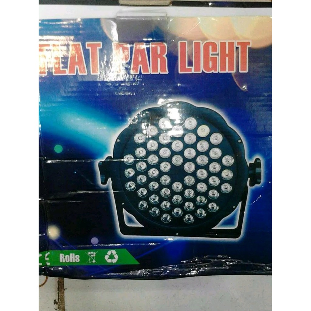 LED par light 54W RGBW Lampu sorot warna warni 54 bohlam lampu disko lampu sorot panggung