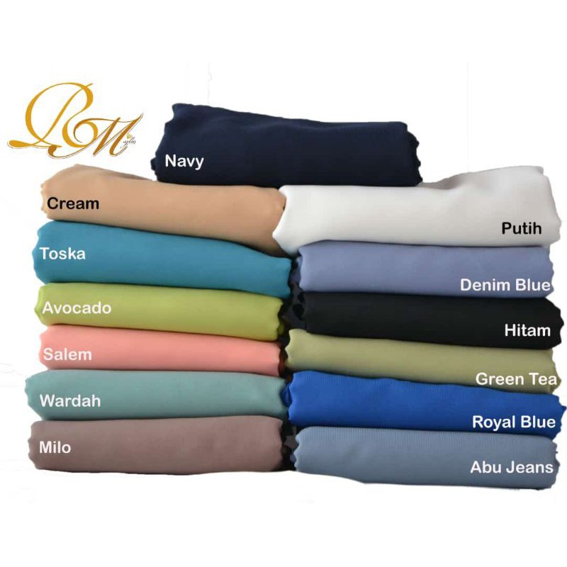 JILBAB segi empat polos, kerudung segi empat polos