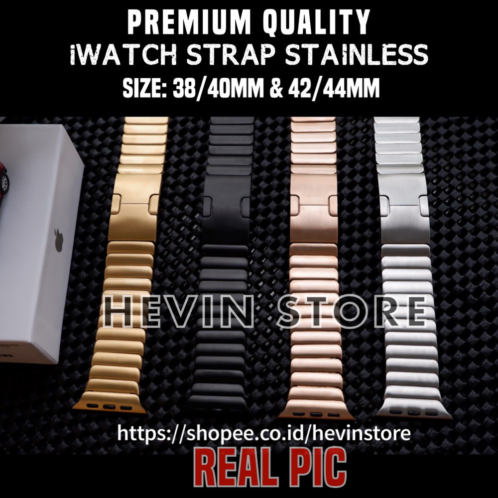 Strap Watch iOS STAINLESS STEEL PREMIUM iWATCH STRAP SERIES 12345