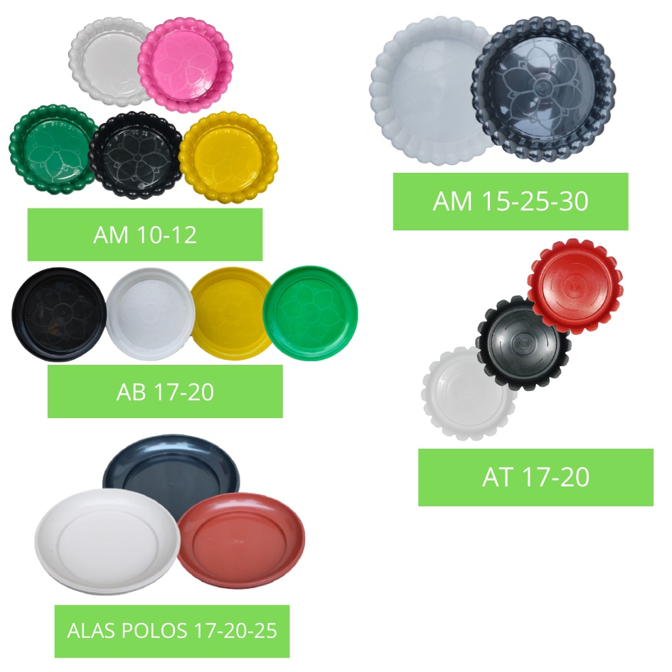Tatakan Pot Bunga Tawon Diameter 15 17 20 25 30 10 12 Cm Alas Tatakan Piring Terbaru