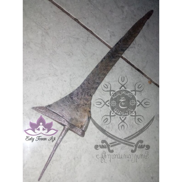 keris sepuh brojol estimasi pamor bagus miring