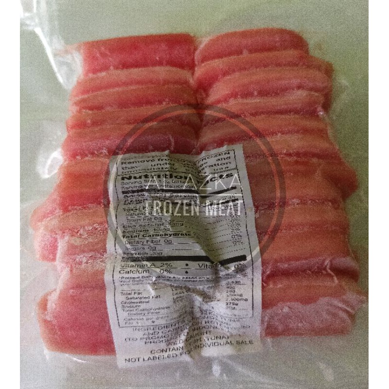 Tuna Sashimi / Tuna Nigiri / Yellowfin Chutoro Grade AAA Premium 250 Gram