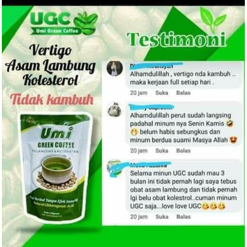 

UMI green coffee