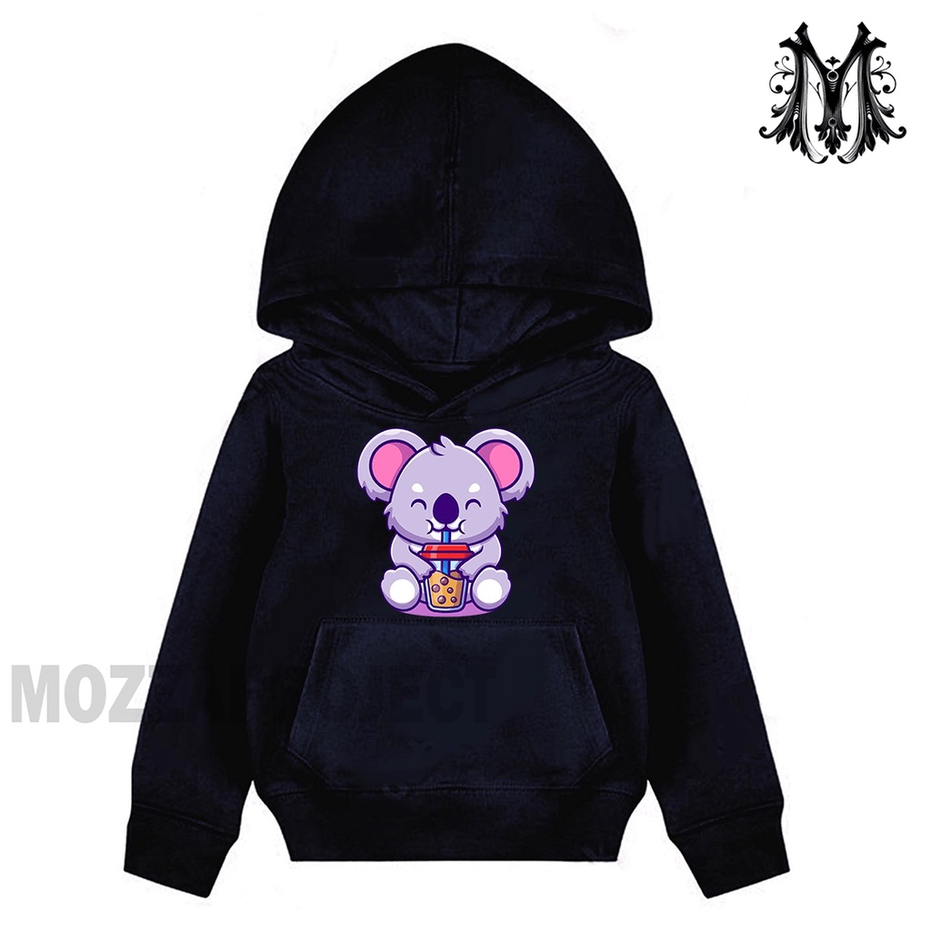 Sweater Hoodie Anak Laki Laki dan Perempuan  Koala Boba Hoodie Anak Koala Boba