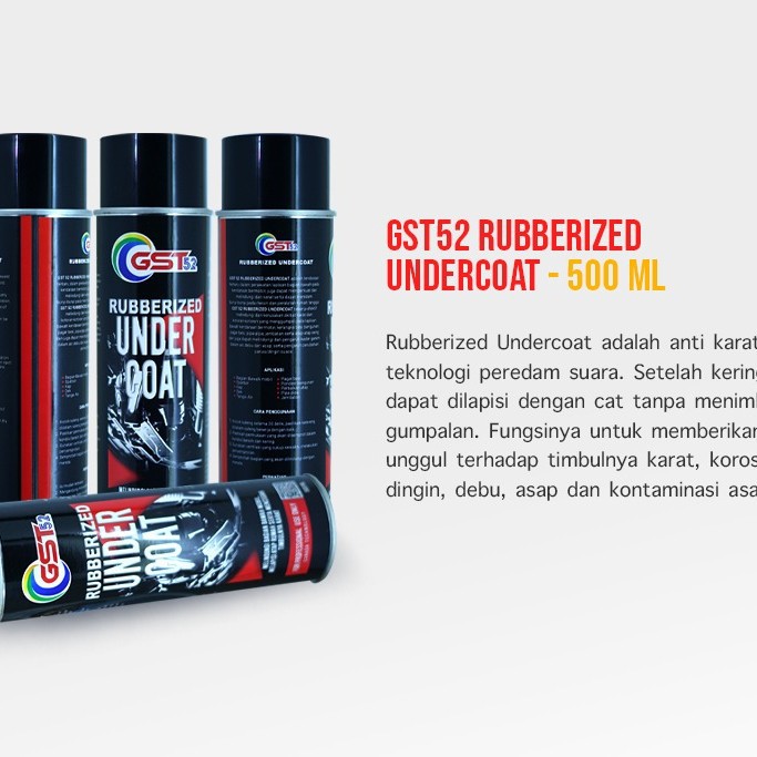 Flintkote Pelapis anti karat Flinkut Rubberized Undercoat GST52 500ml