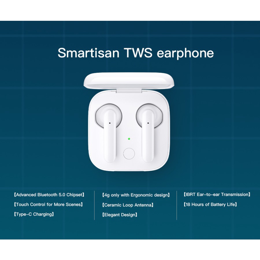 Original Smartisan DS201 TWS Bluetooth Headset HiFi Earphone Wireless