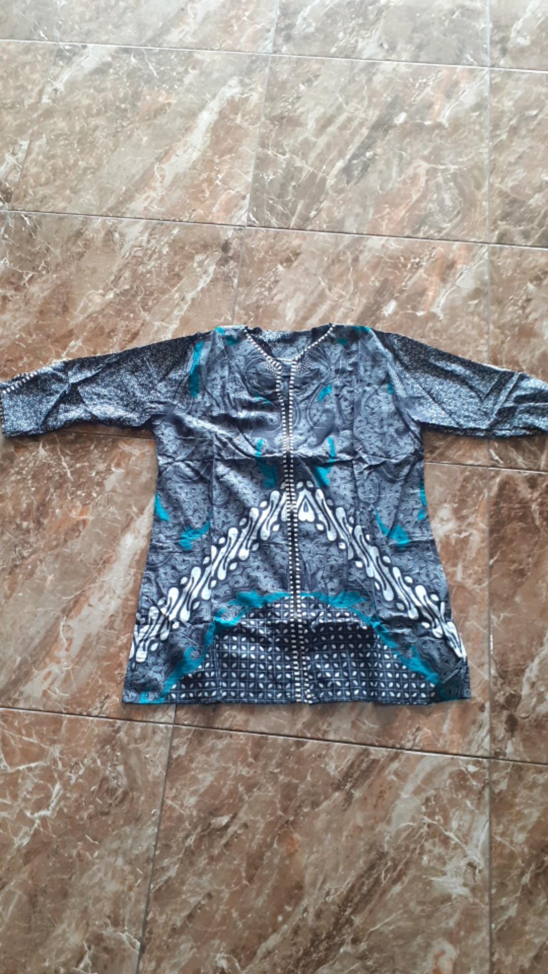 Atasan Batik Wanita Seragam Kantor Dinas Terbaru Modern Kerja Keluarga Cewek Motif Cantik