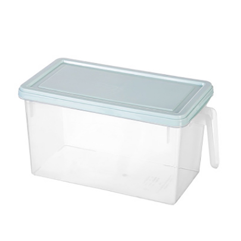 Transparent Rectangular Drawer Type Food Storage Box with Lid / High Capacity Fresh-keeping Sealed Box