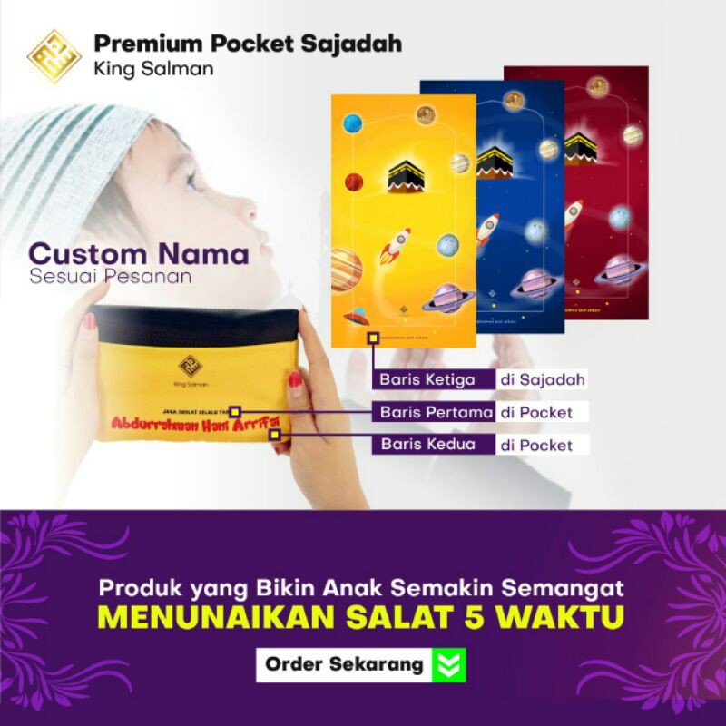 PROMO Sajadah Anak Sajadah Anak Custom Sajadah Anak Nama Sajadah Anak Perempuan Sajadah Anak Costum