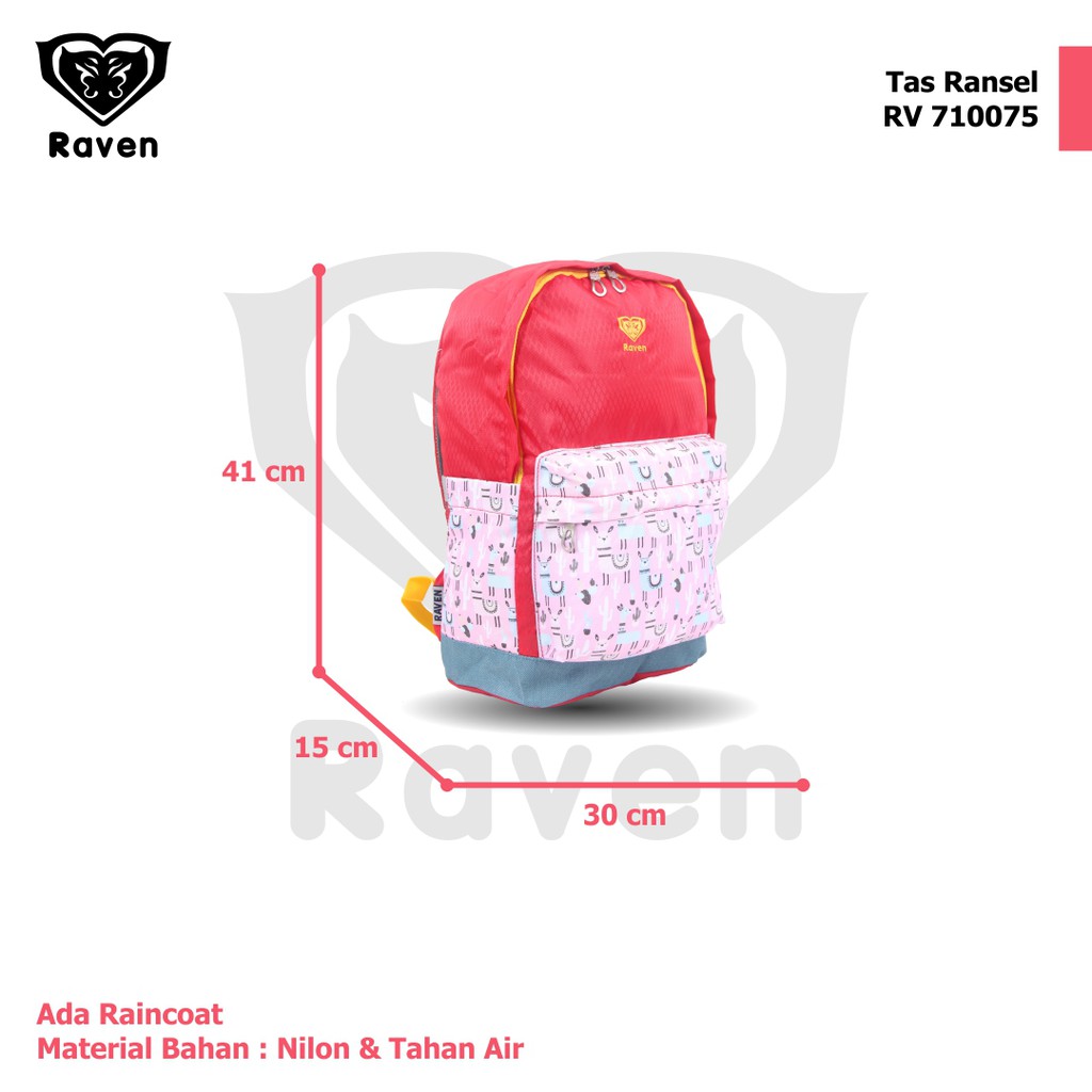 [KLIKTAS] Tas ransel perempuan RAVEN RV 710075 / backpack multifungsi/ tas punggung