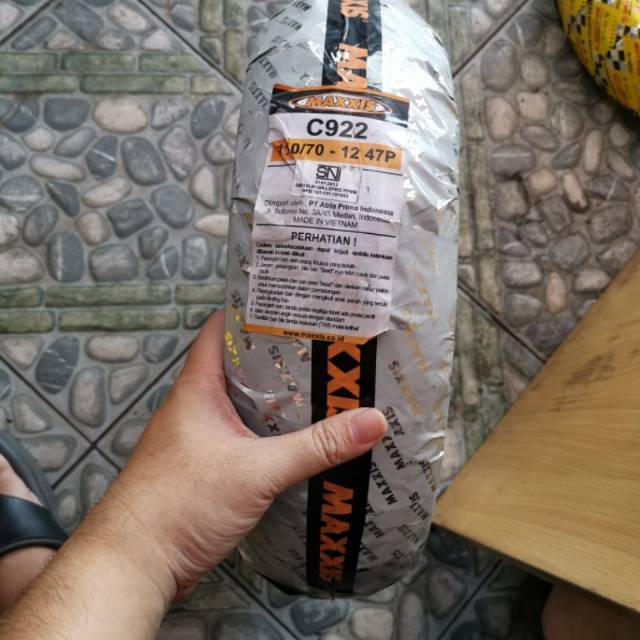MAXXIS 110 70 12 C922 BAN DEPAN VESPA SPRINT MATIC UK STD