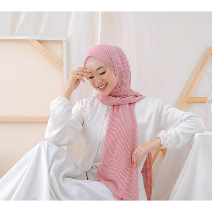 PLEATED SHAWL / PASHMINA FULL PLISKET