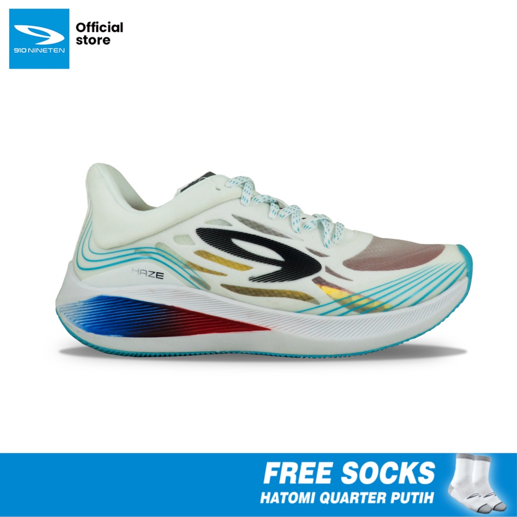Sepatu Lari 910 Nineten Haze Vision  - PUTIH/BIRU MUDA