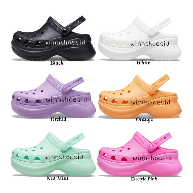 Crocs Wanita Classic Bae Clog | Platform Shoes Women's