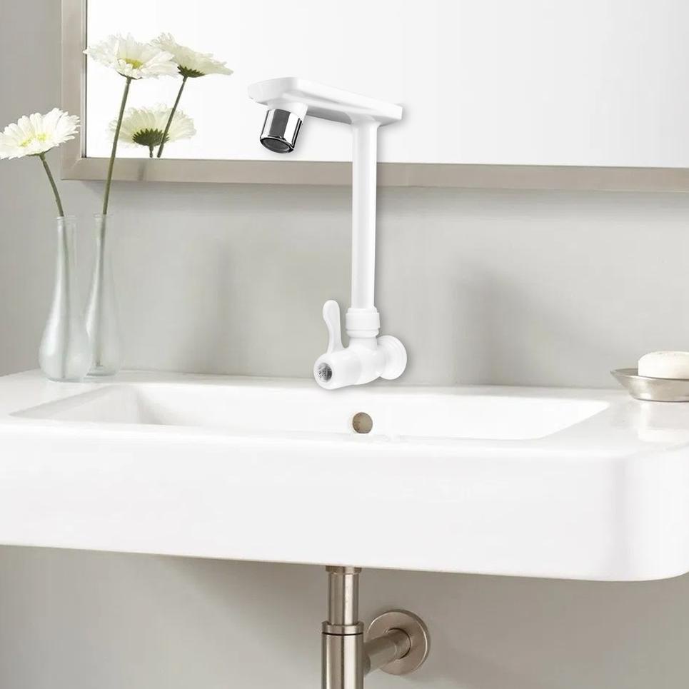 ➦ Kran Wastafel Cuci Piring Kran Air Bahan Plastik Model Unik Engkol Jempol SLT-176 ☜