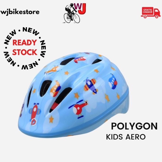 POLYGON HELM SEPEDA ANAK KIDS AERO JOEI DINO BALITA ADJUSTABLE AERODINAMIS RINGAN MURAH ORIGINAL