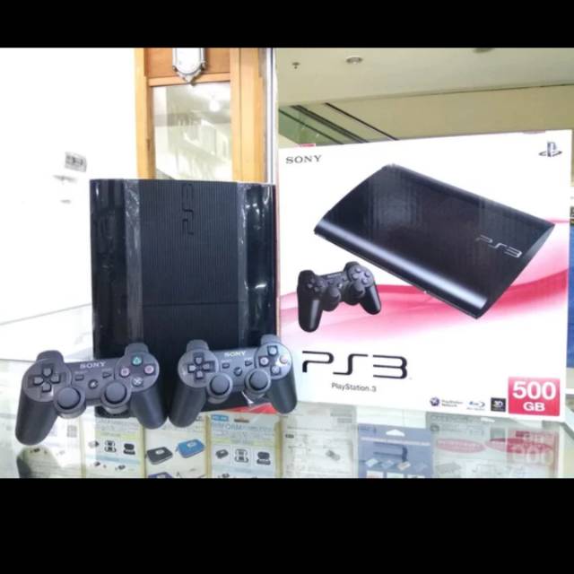 PS3 PS 3 SONY PLAYSTATION 3 SUPER SLIM 500 GB OFW REFURBISH FREE REQUEST GAME