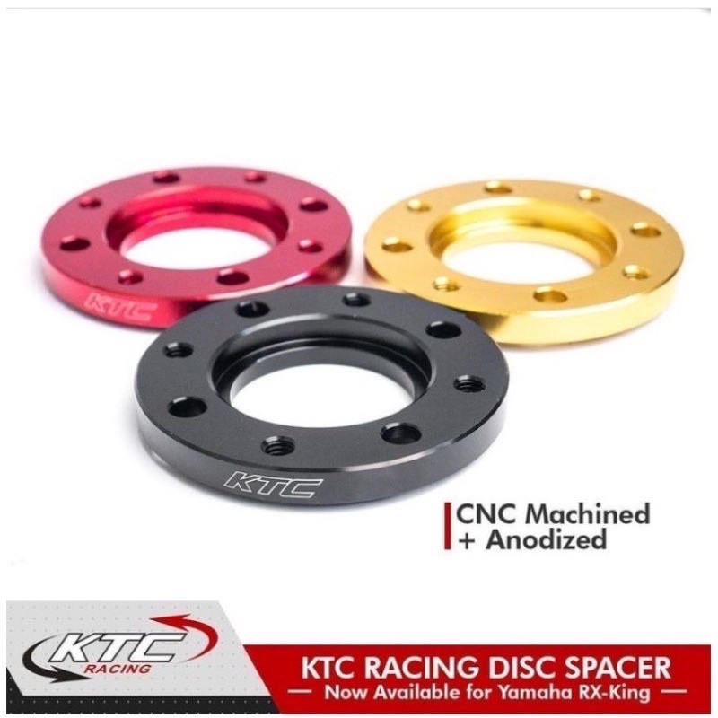 Disc Spacer Adaptor Piringan Cakram Depan KTC Racing Yamaha RX KING