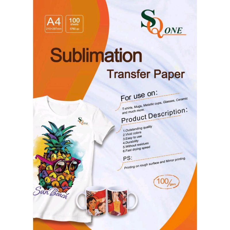 

SUBLIME PAPER SQ-ONE ORANGE A4/100 LEMBAR