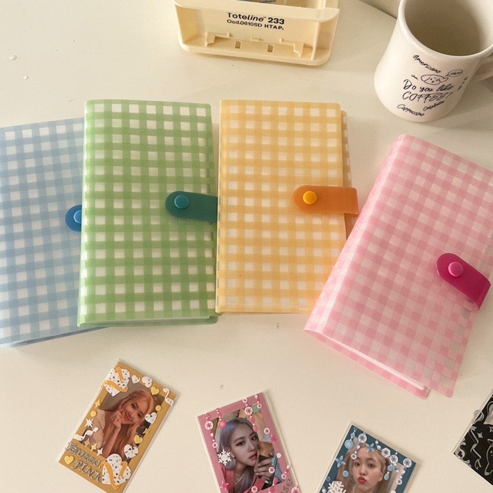 3 Inch 240 Slot Kartu Korea Polaroid Lattice Album Bintang Mengejar Foto Buku Penyimpanan Kartu Kecil