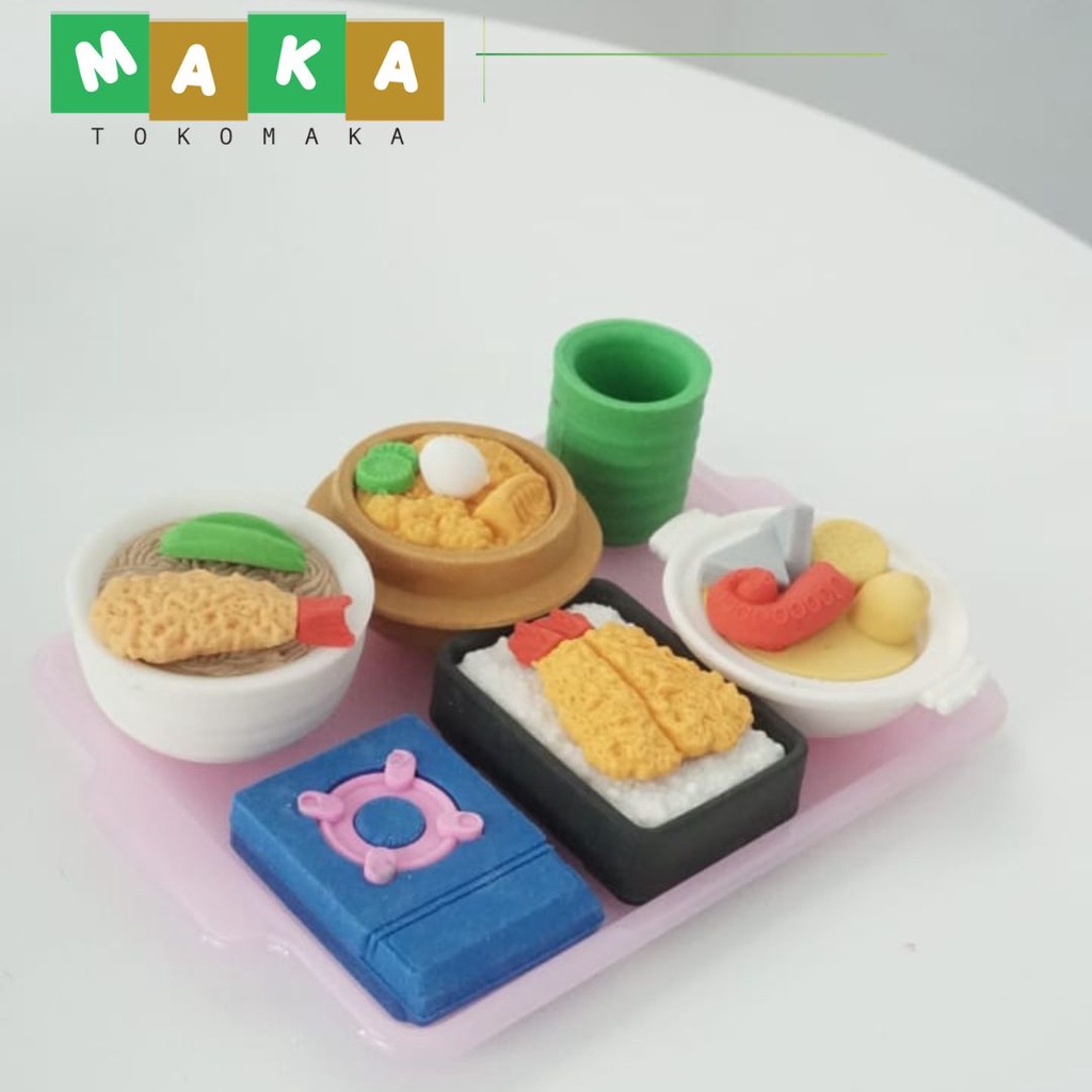 penghapus bentuk ramen japanese food hapusan pensil ramen ramen eraser alat tulis kantor unik murah 