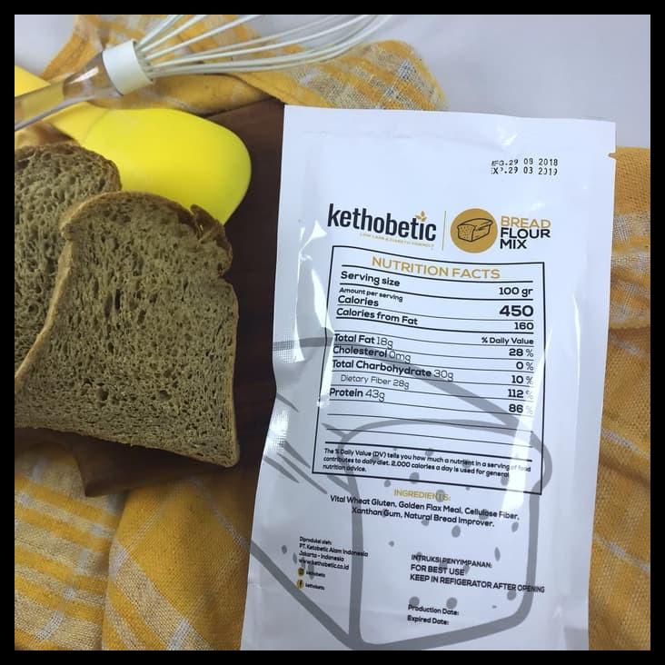 

TERBARUU!! ketobetic Bread 1 Kg Tepung Keto Khusus Roti COD