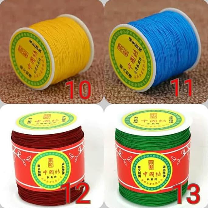 IREADYl Tali Giok Tali Cina Nylon Cord 1mm Shambala dll