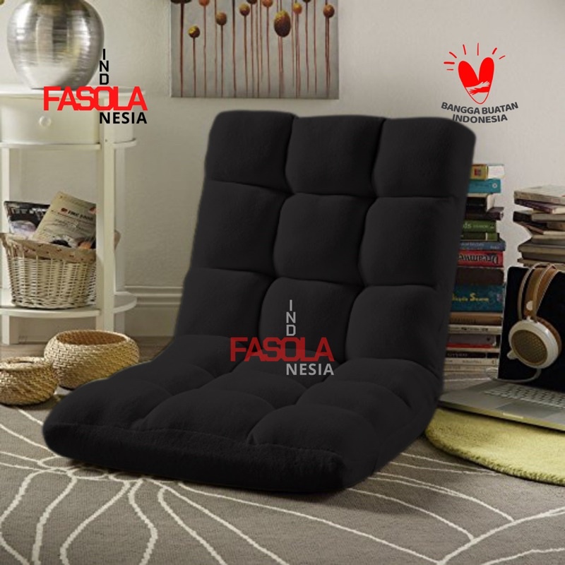 Kursi Lesehan Lantai Tatami Reclining 40 Lazysofa Lipat Sandaran Murah Viral