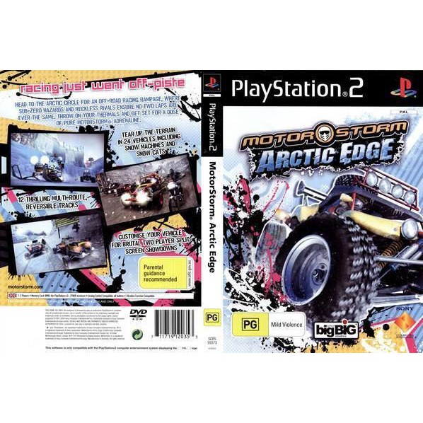 Kaset Ps2 Game Motor Storm Arctic Edge