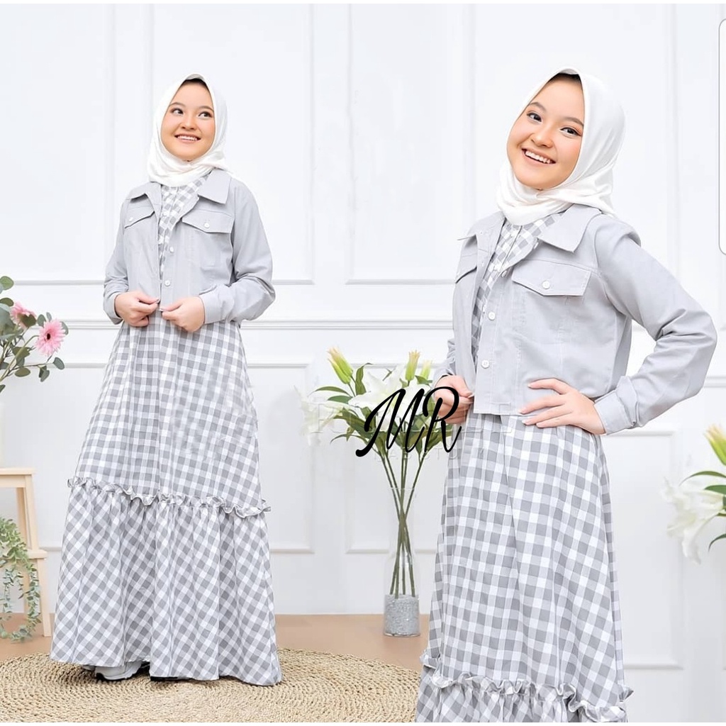 PCS SET CARDI JANICE KID SETELAN ANAK PEREMPUAN 2IN1 INNER DAN OUTER CARDI MR ADA VIDEO REVIEW PRODUK