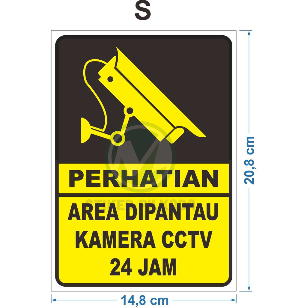 

STIKER VINYL KAMERA CCTV