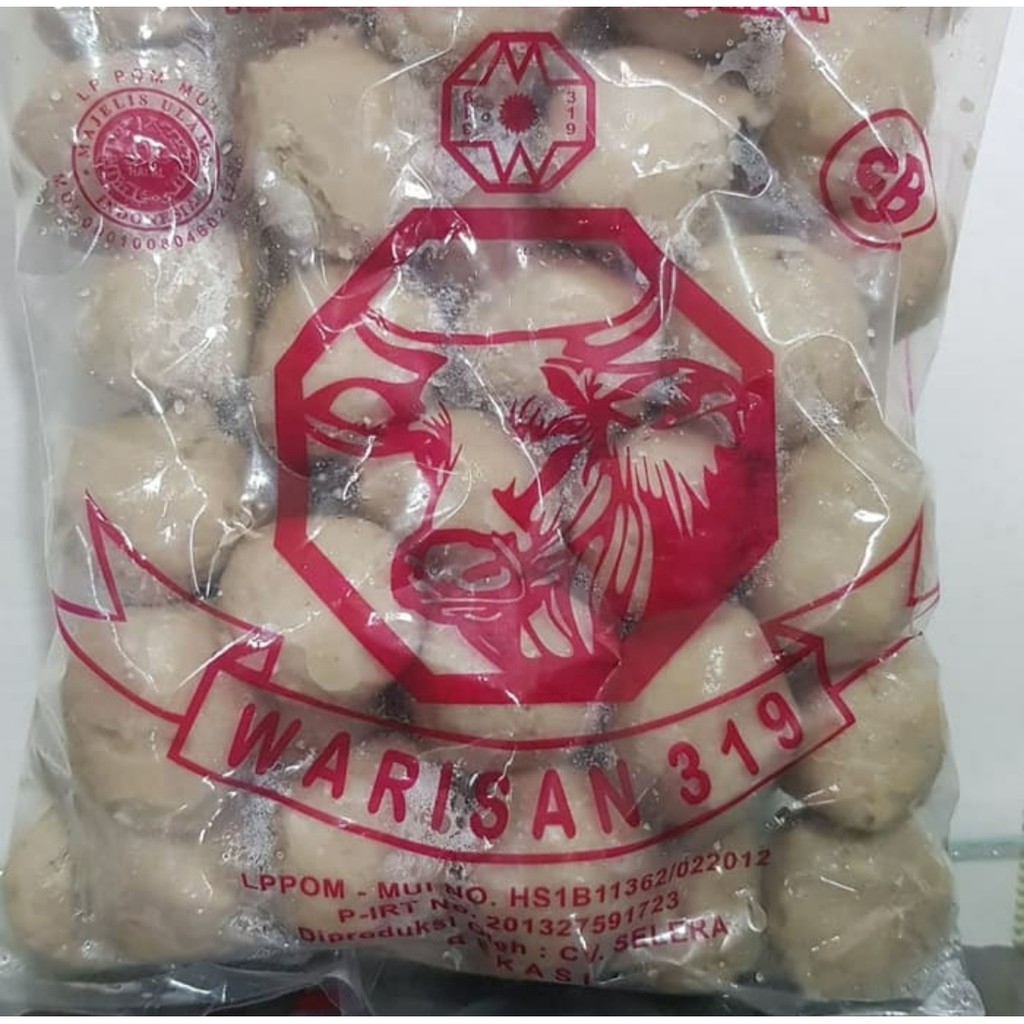 Jual Warisan 319 Bakso Daging Sapi Ab 50pc Shopee Indonesia