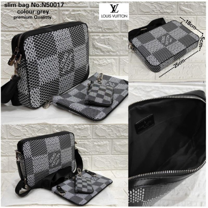 Tas Selempang LV Damier Bag In Bag Premium Quality