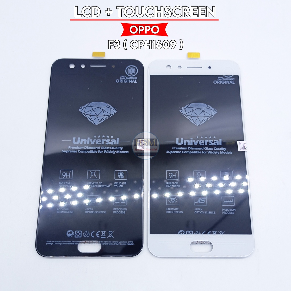 LCD OPPO F3/CPH1609 FULLSET TOUCHSCREEN ORI OEM