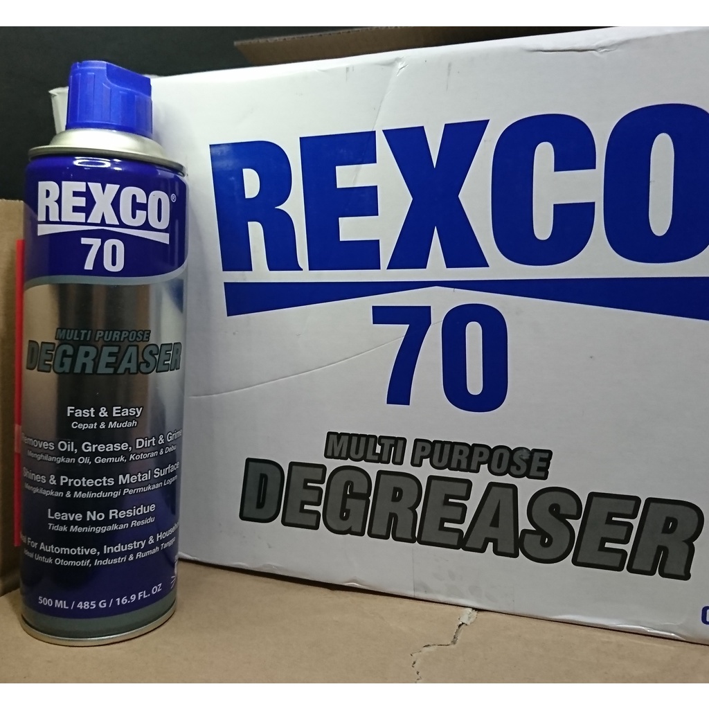 REXCO 70 MULTI PURPOSE DEGREASER 500 ML Pembersih blok mesin mobil motor pabrik industri