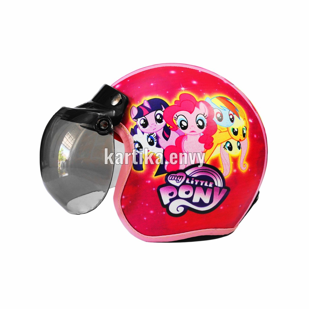 Helm Anak Gadis Model Bogo Karakter My Little Pony