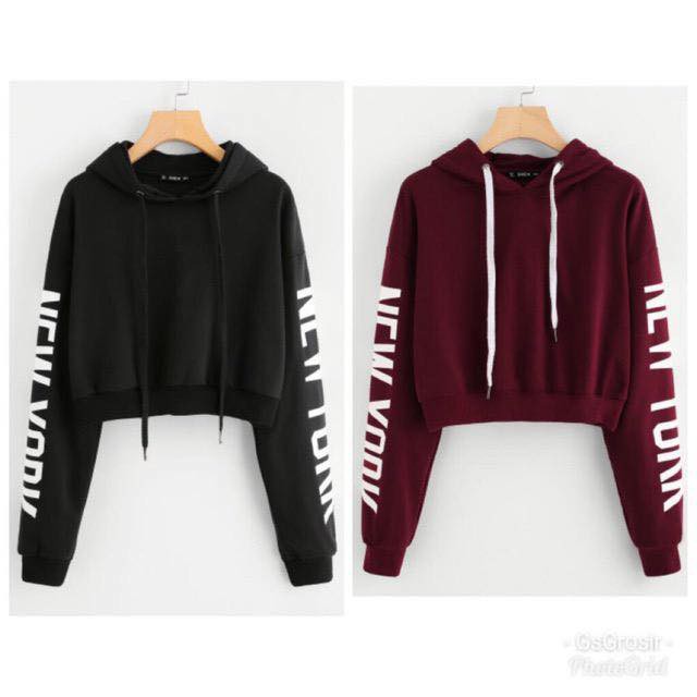 Sweater Hodie Crop NewYork NEW YORK