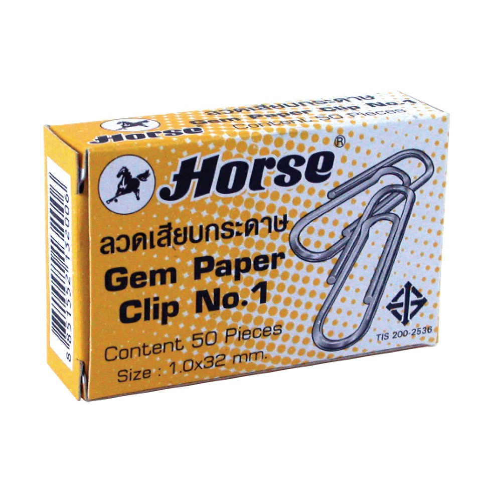 

paperclip , clip, Horse Gem Clips No 1 (Round Shape)