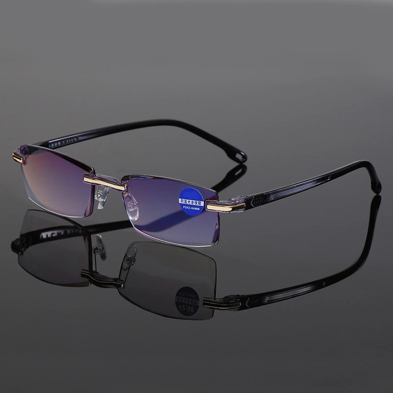 Kacamata Baca Rabun Dekat Frameless Anti Blue Light Glasses - 641