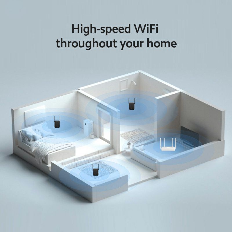 Mi Wifi Range Extender AC1200 Dual Band Wireless  2.4 - 5GHz