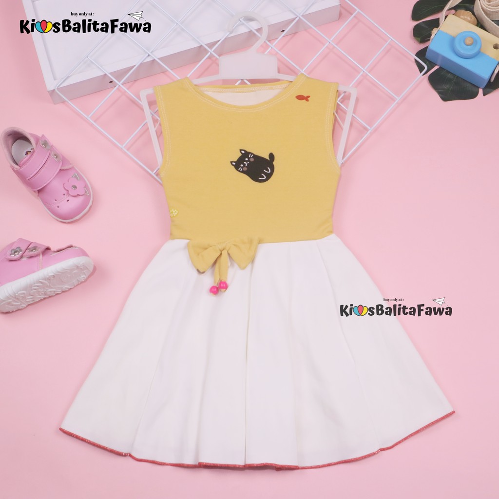 Dress Angel uk 1-2 Tahun / Dress Balita Dress Anak Perempuan Dress Import Dress Yukensi Baju Branded