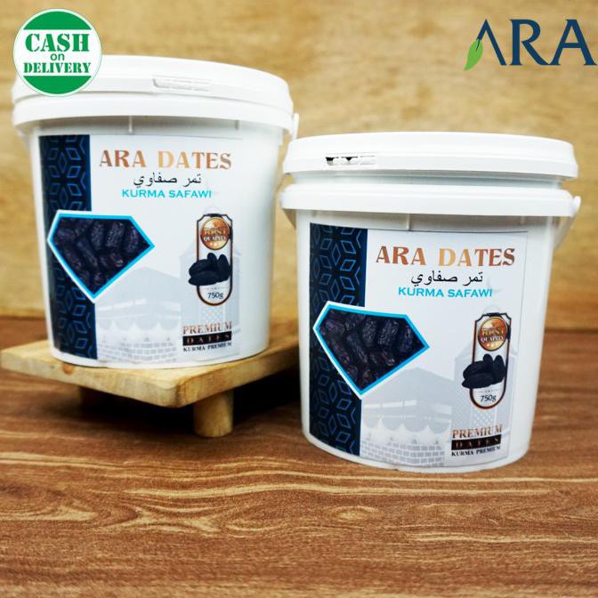 

Kurma Manis / Buah Kurma / Kurma Safawi 750Gr Premium Kemtan Kemasan Ember Ready