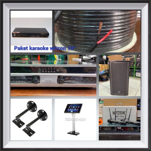 Paket karaoke witzon 10 inch . Paket karaoke keluarga di rumah . Karaoke di rumah